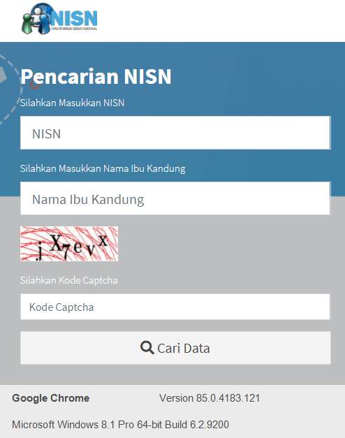 penting cek NISN